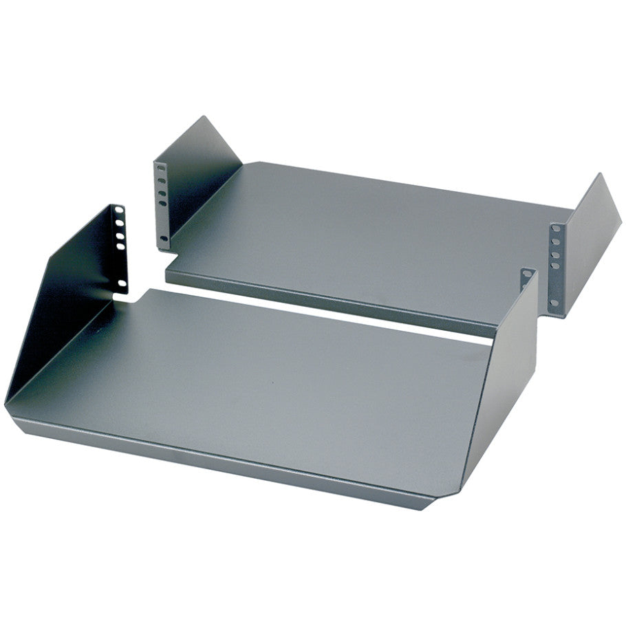 Equipment Shelf, Cantilevered, Solid, Rack Mount, 3 RU