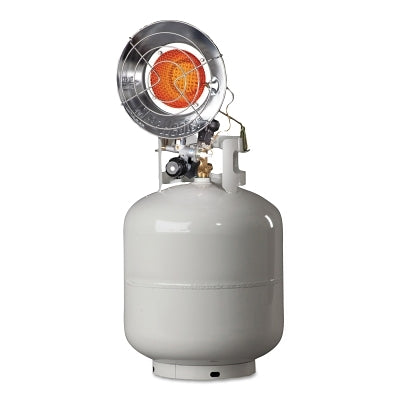 Portable Propane Radiant Heaters, 14000 Btu/h, 1.5 h