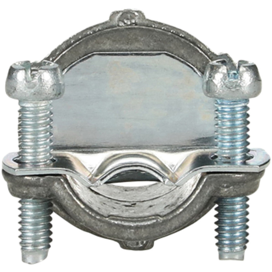 Steel City Clamp Cable Connector, Die Cast Zinc, for Non-Metallic Cable, 1/2 in.