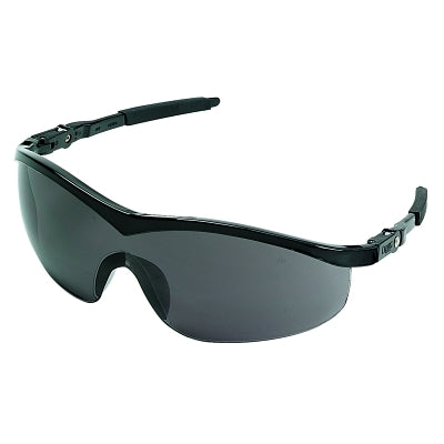 Storm Protective Eyewear, Gray Lens, Scratch-Resistant, Black Frame, Nylon