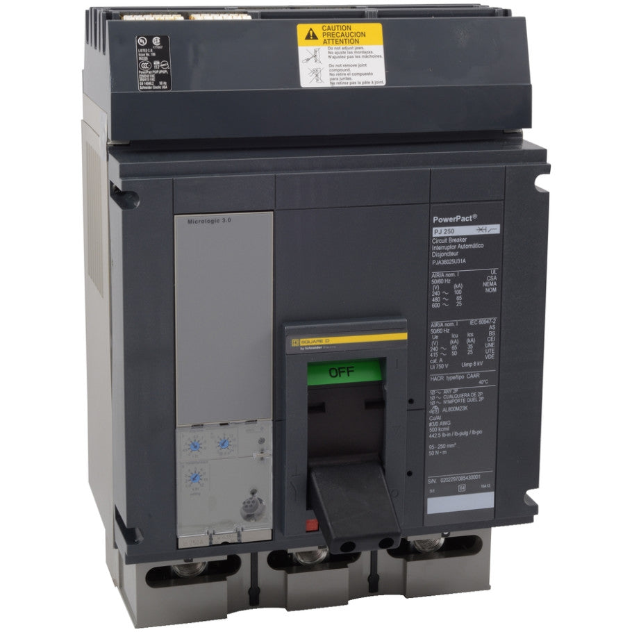 Molded Case Circuit Breaker, 800 A, 600 V, 3-Pole, I-Line Mount, 18 kA