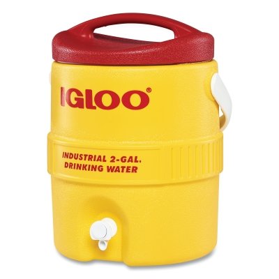 400 Series Cooler, 2 gal, Red/Yellow