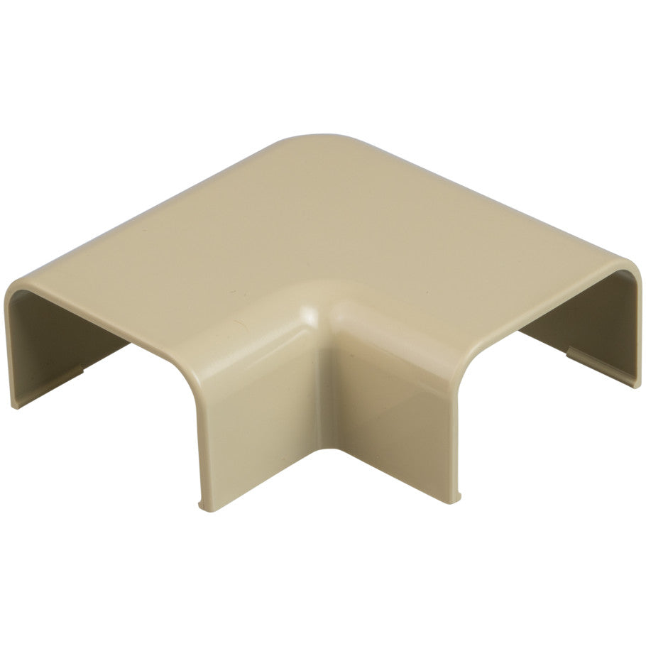 Surface Raceway, LD3 Low Volt. Right Angle Fitting,, Elec Ivory