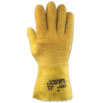 EDGE Gloves, 16-312, Size 10, Grey/Yellow