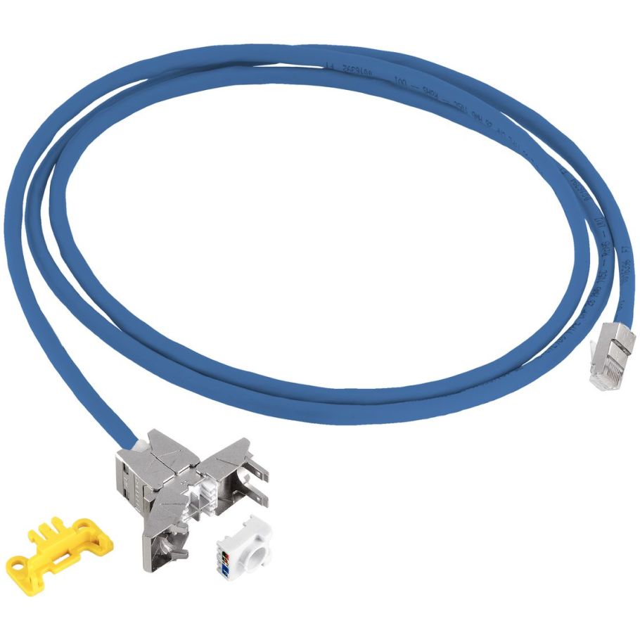 MPTL Assembly with Cobra-Lock Termination, Blue Cable, 7'