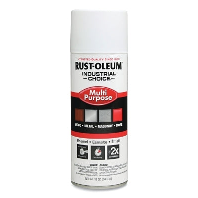 Industrial Choice 1600 System Enamel Primer Aerosol, 12 oz, Flat White