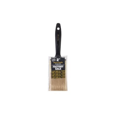 Factory Sale Polyester Paint Brushes, 2 in W, Polyester, plastic handle