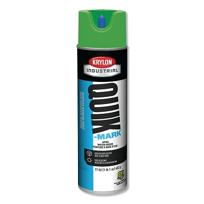 Quik-Mark APWA Water-Based Inverted Marking Paint, 12oz Aerosol, Green