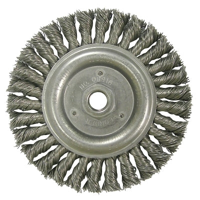 Roughneck Stringer Bead Wheel, 6 in Dia, 1 1/4 in Trim, .023 in Wire