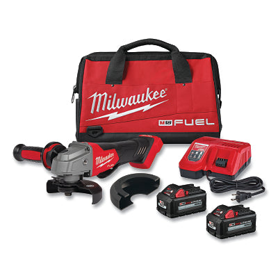 M18 FUEL 4-1/2 in and 5 in Cordless Angle Grinder, 18 V DC, 8500 RPM, Paddle Switch, No-Lock