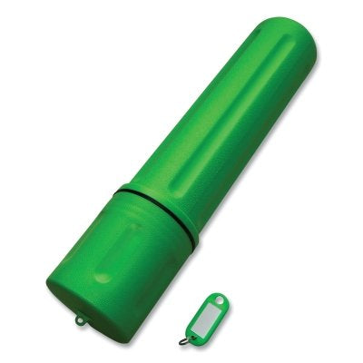 Rod Storage Tube, 10 lb Capacity, High Impact Polyethylene, 14 in L, Green