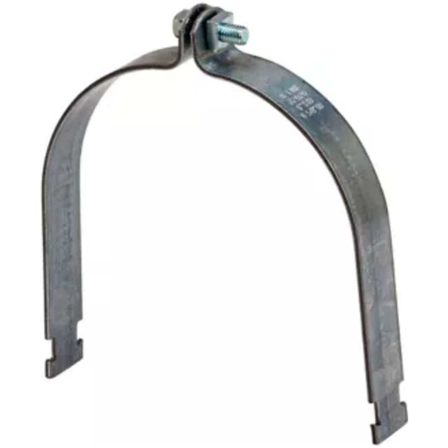 Hot-Dip Galvanized Steel 2-Piece Rigid/IMC Conduit Clamp, 6 in.