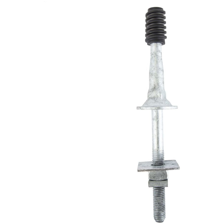Crossarm Insulator Pin with 1 in. Nylon Thread, 6 in. Shaft Length