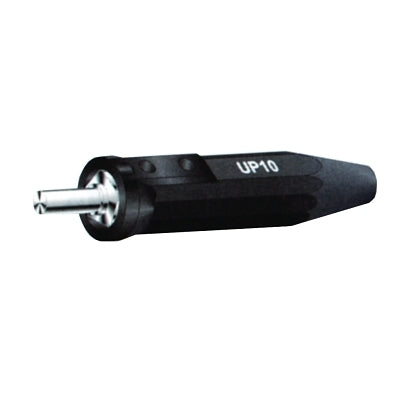Machine Plug, UP-10, Single Oval-Point Screw Connection, 4 to 1/0 Cable Cap, Black