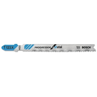 Progressor Series T123X Jigsaw Blade for Metal, 4 in, 10-24 TPI