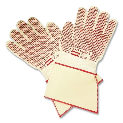 Grip N Hot Mill Nitrile Coated Gloves, OS, Brown