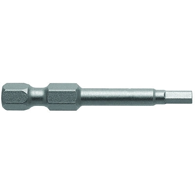Metric Socket Head Power Bits, 1.5 mm, 1/4 in Drive, 1 15/16 in