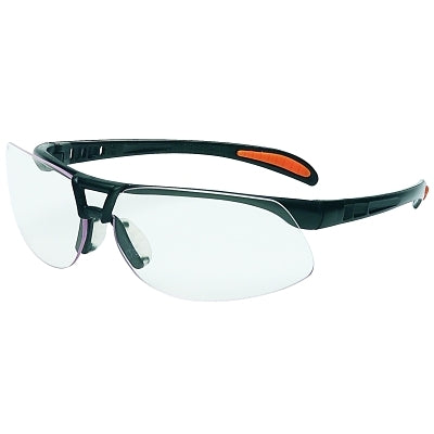 Protg Eyewear, Clear Polycarbonate Lens, HydroShield Anti-Scratch Coating, Black Polycarbonate Frame