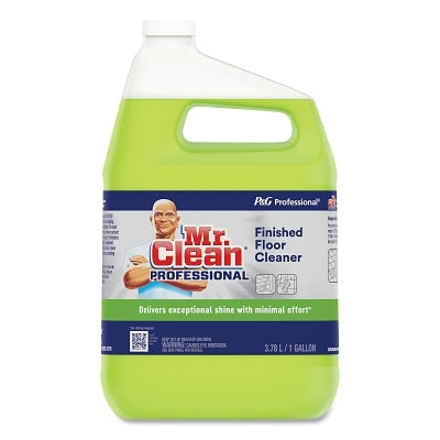 Mr. Clean Finished Floor Cleaner, 1 gal, Bottle, Lemon Scent