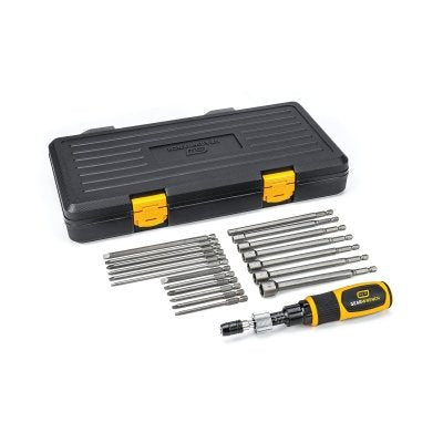 Torque Screwdriver Set, 20 pc, 1/4 in Drive, 10 to 50 in/lb