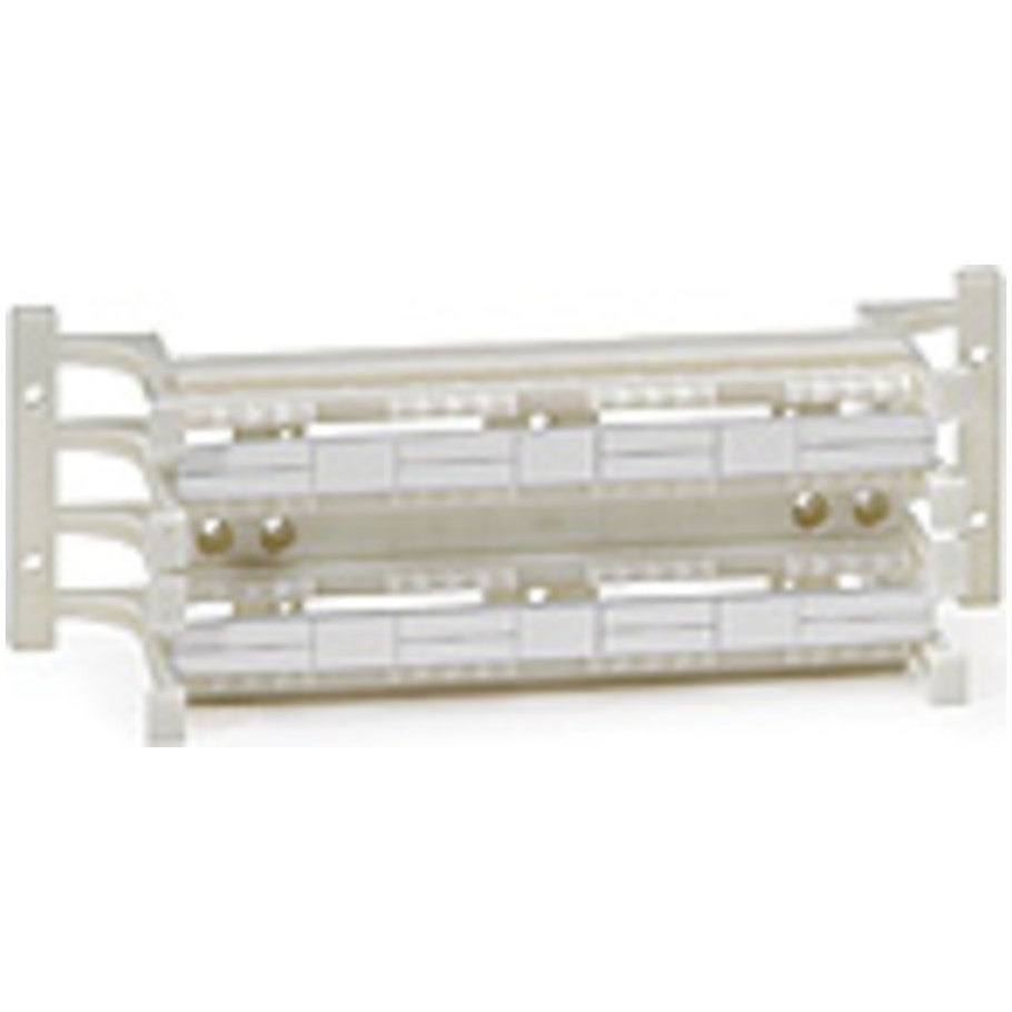 110-Style Cross Connect Cat 6 Wiring Block, Wall-Mount, 64-Pair