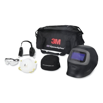 3M 09-0100-20-KIT Speedglas G5-03 E Welding Helmet, PPE Kit, with G5NC Welding Filter, Black, 2.1 in x 4.2 in