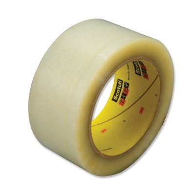 3M 021200-72330 Box Sealing Tape 355, 48 mm x 50 m, Clear