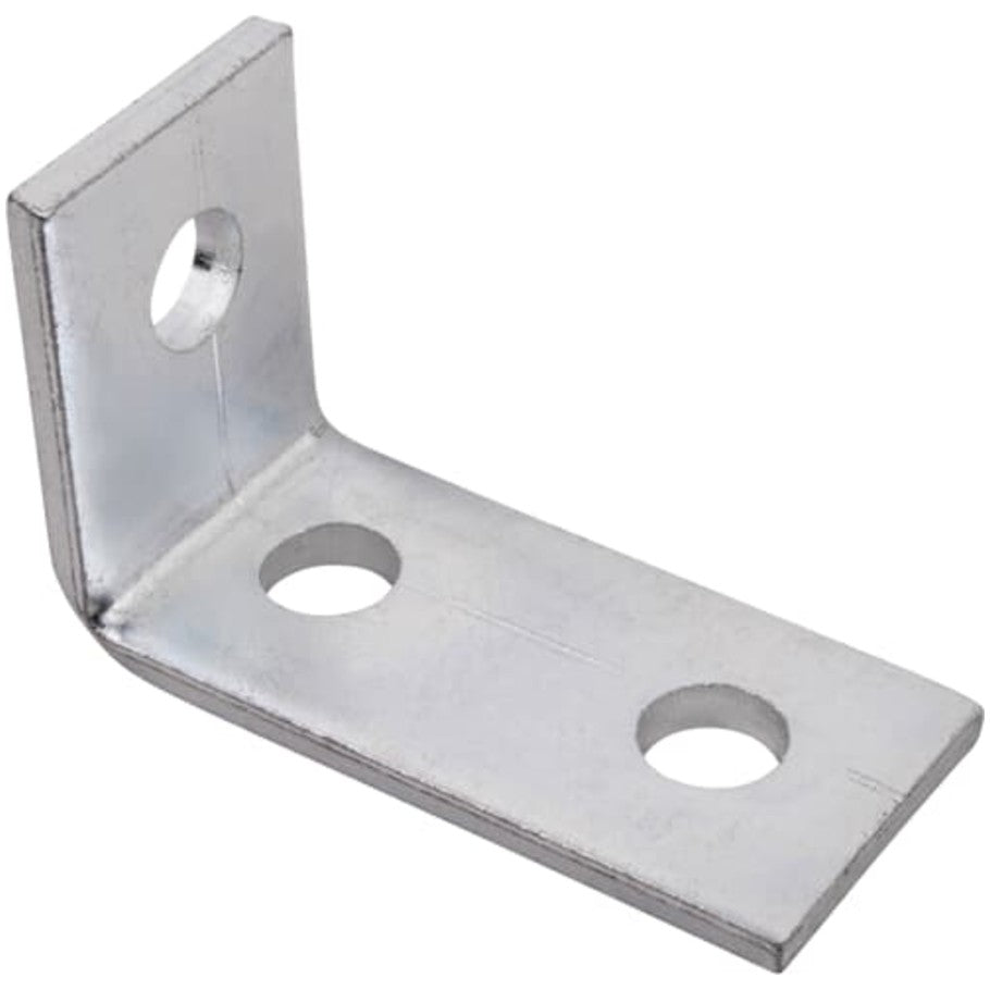 Superstrut Series 200 Steel 90-Degree Angle Fitting With Electro-Galvanized Finish, 3 in.