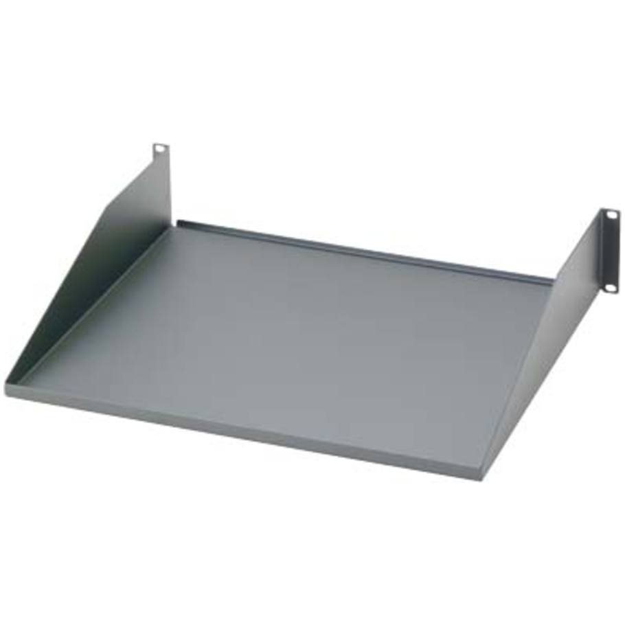 Equipment Shelf, Solid, Rack Mount, 2 RU