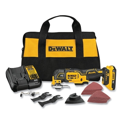 20V MAX* XR Brushless Cordless 3-Speed Oscillating Multi-Tool Kit, Dual-Grip Variable-Speed Trigger, 20000 OPM