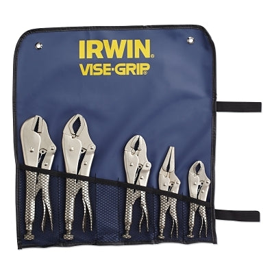 The Original 5-Pc Locking Pliers Kitbag Set,5 in; 6 in; 7 in; (2) 10 in