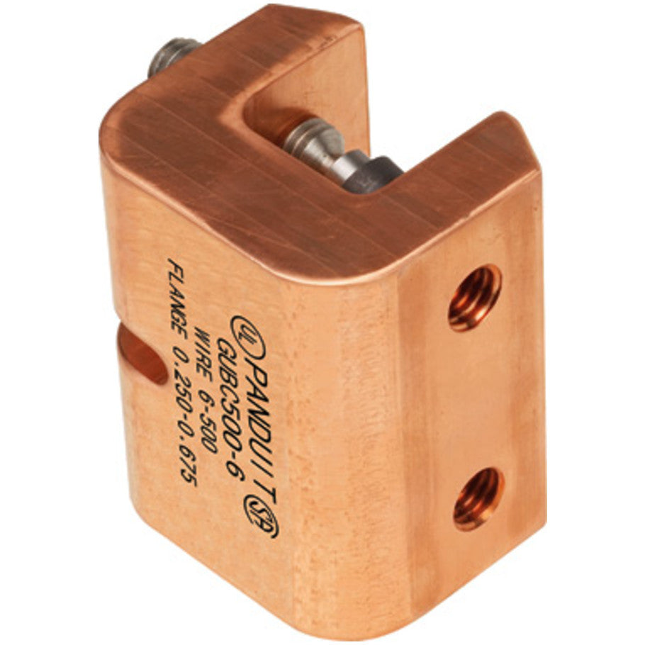 StructuredGround Universal Beam Ground Clamp, Copper, 3.15 in. L