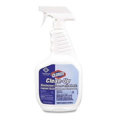 Clean-Up Cleaner with Bleach, 32 oz, Trigger Spray Bottle, Bleach Scent