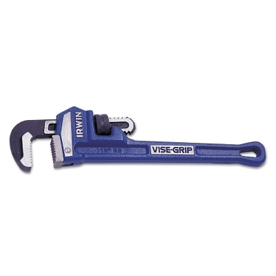 Cast Iron Pipe Wrench, 10 in L, Forged Steel Jaw, 1-1/2 in Pipe Capacity