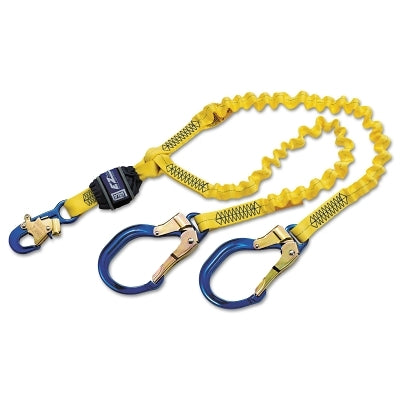 3M 1246193 EZ-Stop 100 Tie-Off Shock Absorbing Lanyards, 6 ft, Elastic, 310 lb