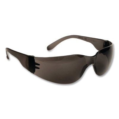 Mirage Small Safety Eyewear, Smoke Lens, Polycarbonate, Uncoated, Smoke Frame