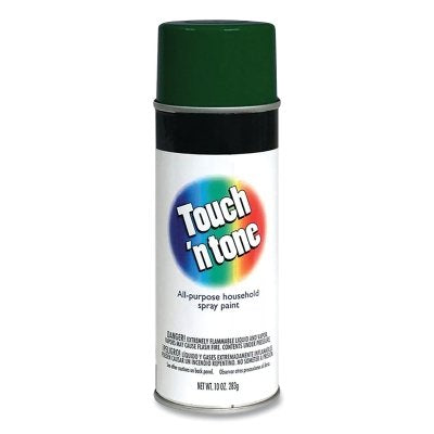 Touch 'n Tone Spray Paint, 10 oz, Gloss Hunter Green