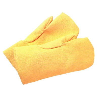 High Heat Wool-Lined Kevlar Mittens, Yellow, Large
