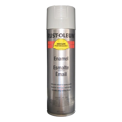 High Performance V2100 System Enamel Aerosol, 15 oz Can, Light Machinery Gray, Gloss Paint