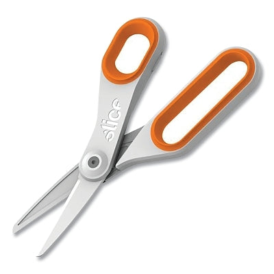 Scissor, 7-3/4 in L, White, Rounded Point