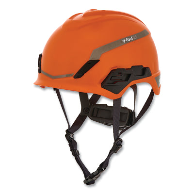 V-Gard H1 Safety Helmet, Fas-Trac III Pivot Ratchet, Novent, Orange