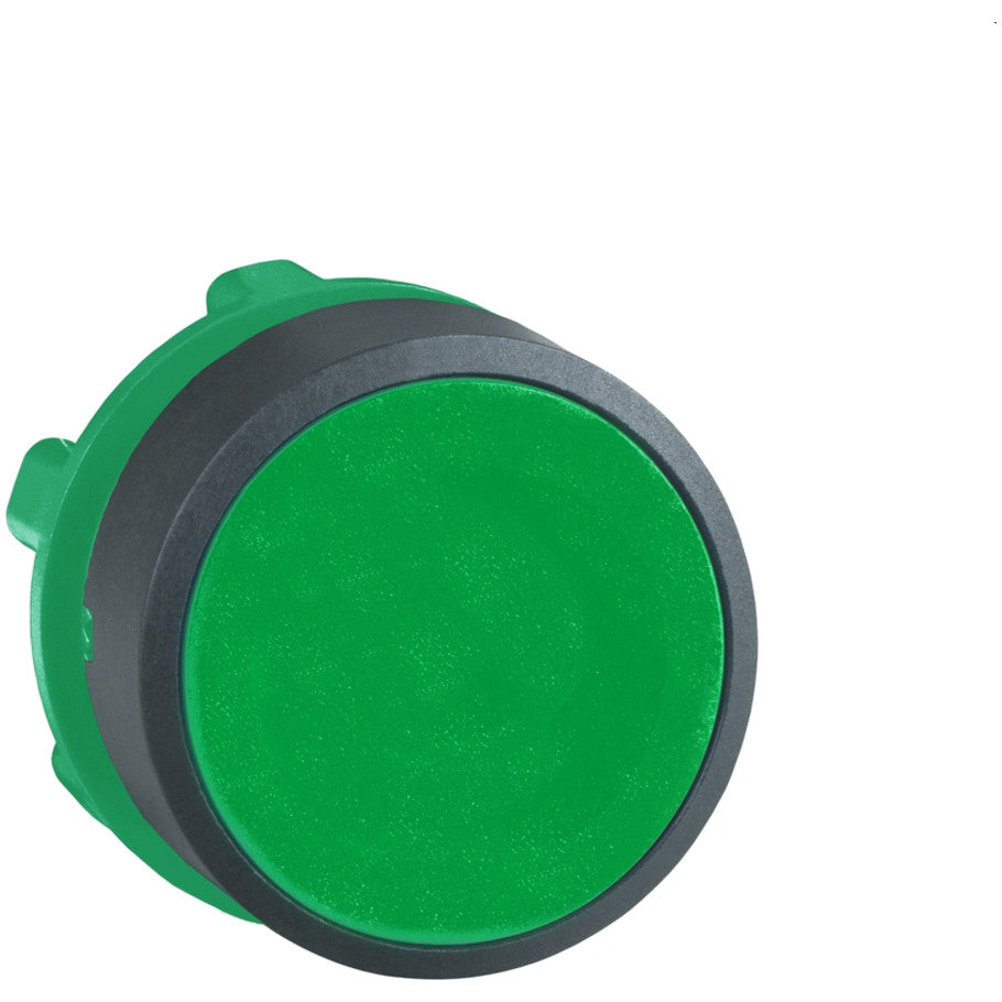 Non-Illuminated Operators Momentary-Unmarked, Round, Flush, Green