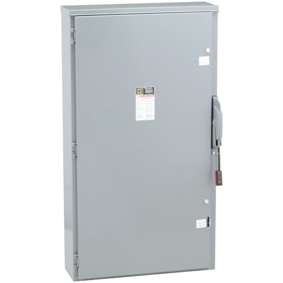 Heavy Duty Disconnect, Fusible, Single Throw, 400A 240VAC/250VDC, 3P4W