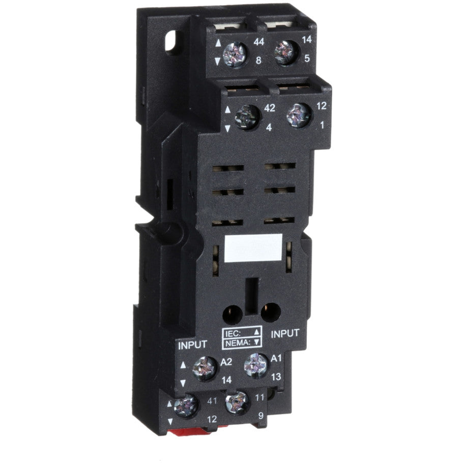 Relay Socket, Screw Terminal Connection, 16A, 250V, Compatible with RPM2 Series Relays