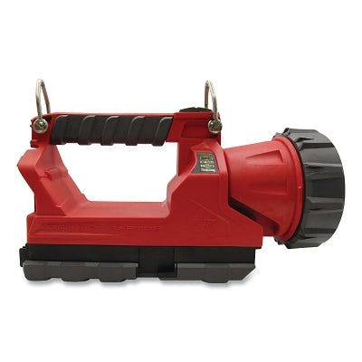 Raptor Rechargeable Flood Lantern, Lithium Ion Battery, 1500 Lumens, Red, 120 V NA and DC Chargers