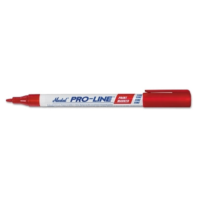 Paint-Riter Fine Liquid Paint Marker, Red, 1/16 in Tip, Fine