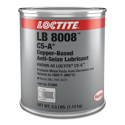 LB 8008 C5-A Copper Based Anti-Seize Lubricant, 2-1/2 lb Can
