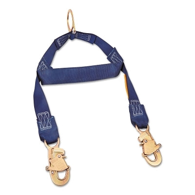 3M 1231460 Rescue/Retrieval Y-Lanyards with Spreader Bar, 2 ft, Snap Hook, 310 lb