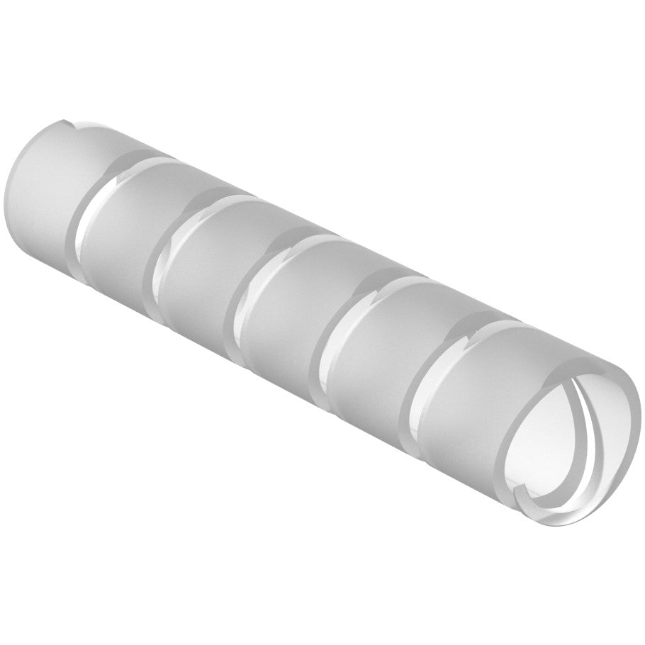 T100F-C Spiral Wrap, Natural, PE, 0.875" Min Dia., PK1