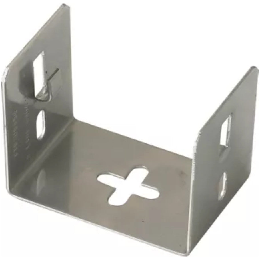 Flextray Light Duty Wall/Rack Bracket, Steel, Compatible with FT2X2X10 Flextray, Stainless Steel Finish